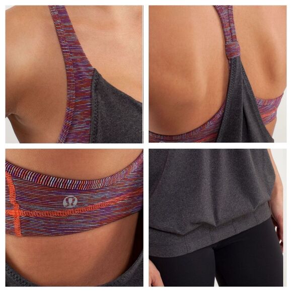 Lululemon Practice Freely Tank Deep Coal Wee Are From Space Black March Multi 4 - Picture 2 of 8